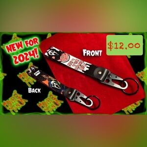Ghostface Scream Jet Tag Keychain